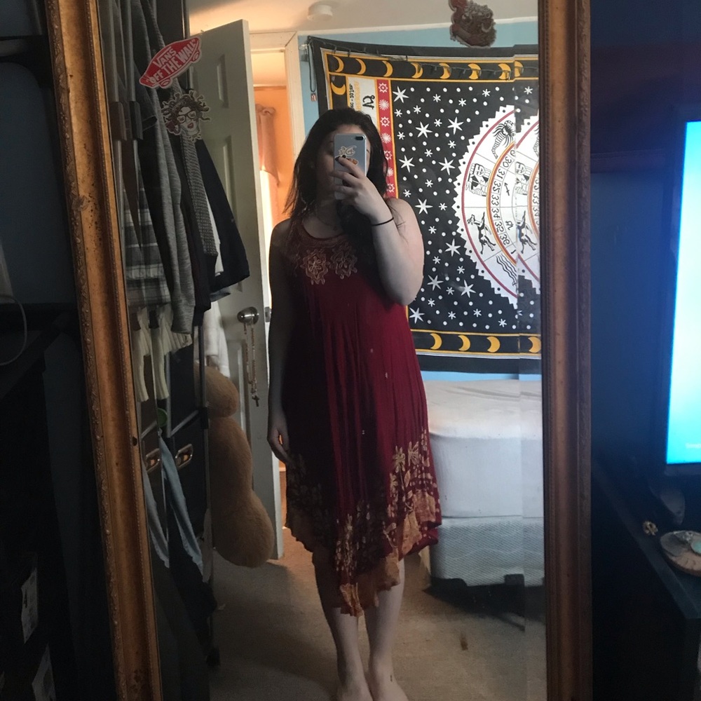 printed dress